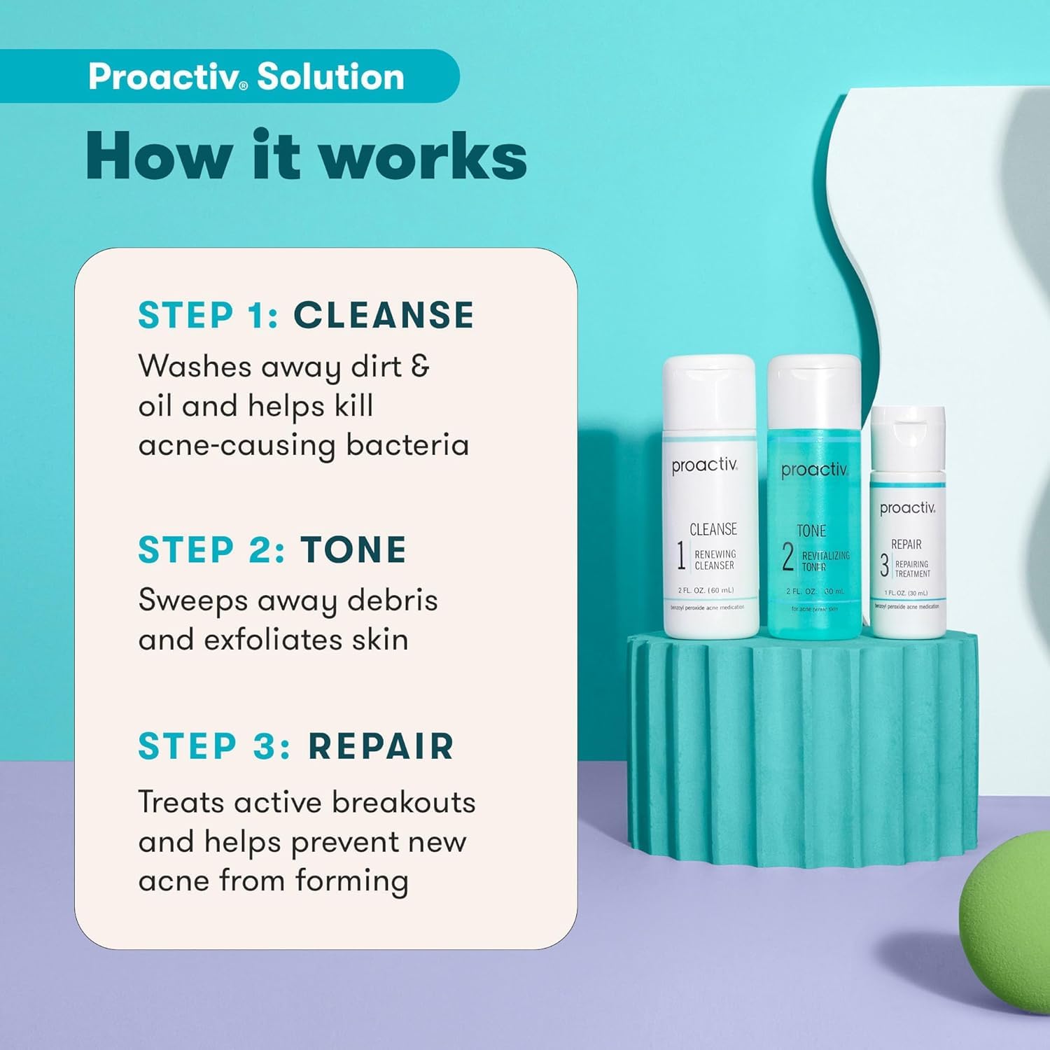 Foto 4 pulgar | Kit De Tratamiento Para El Acné Proactiv De 3 Pasos Con Parches Para Espinillas, 90 Días - Venta Internacional.