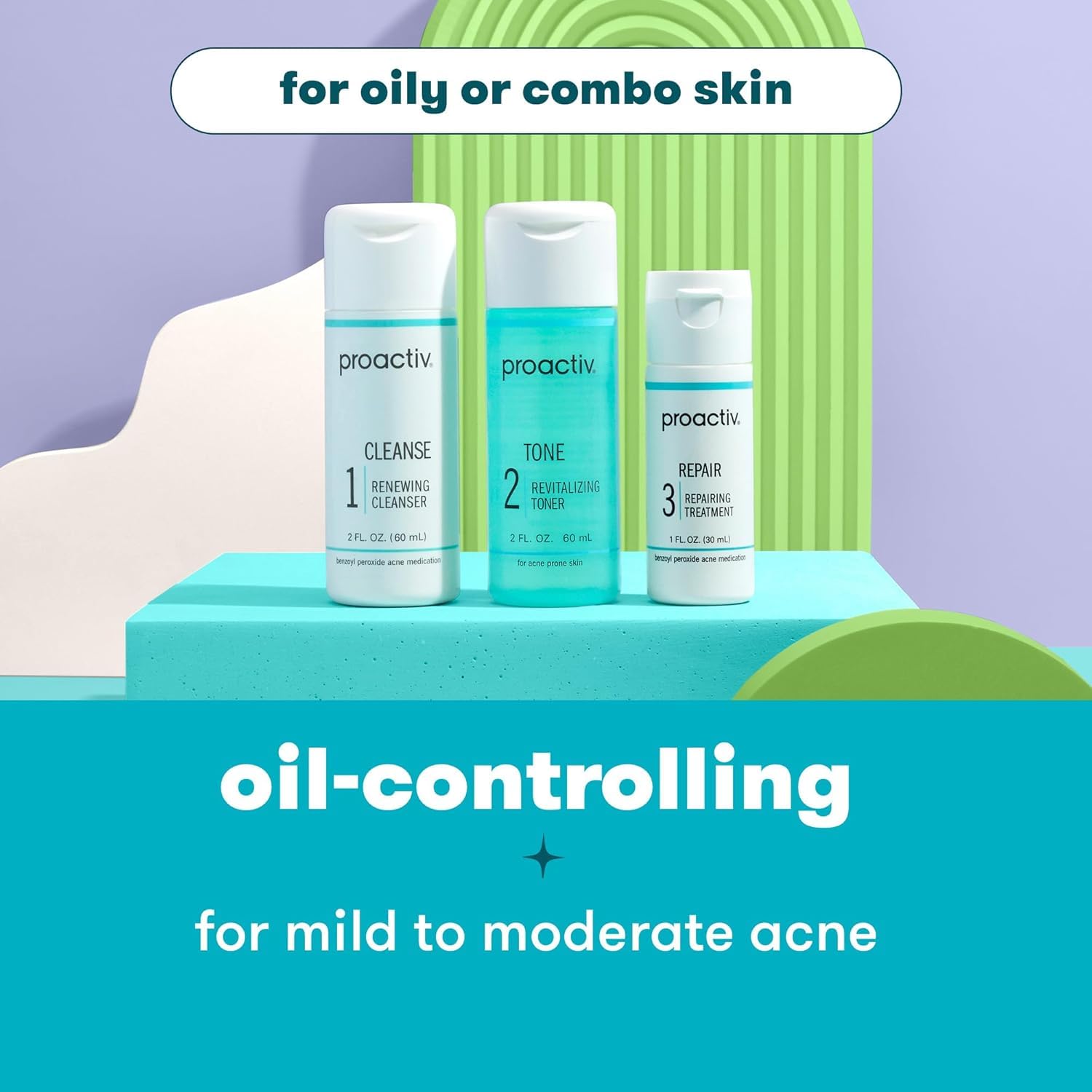 Foto 7 pulgar | Kit De Tratamiento Para El Acné Proactiv De 3 Pasos Con Parches Para Espinillas, 90 Días - Venta Internacional.