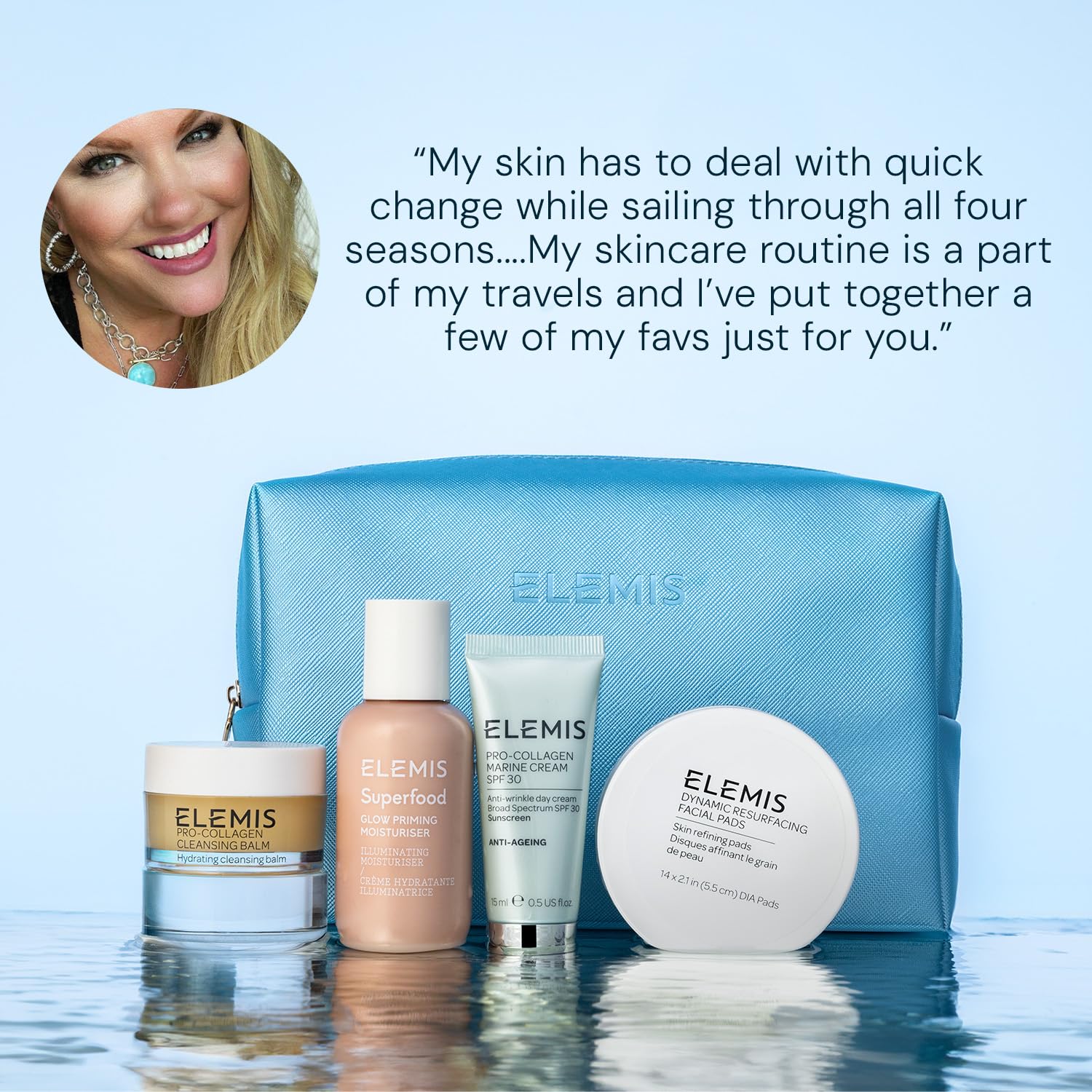 Foto 3 pulgar | Set De Regalo Elemis Christine's Elemis Favorites Travel Size - Venta Internacional.