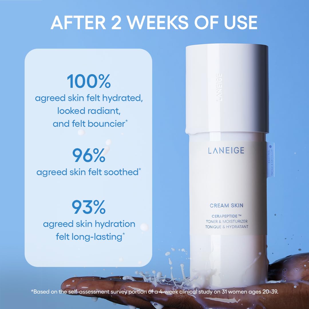 Foto 5 | Tónico E Hidratante Laneige Cream Skin Jumbo Duo Bundle - Venta Internacional.