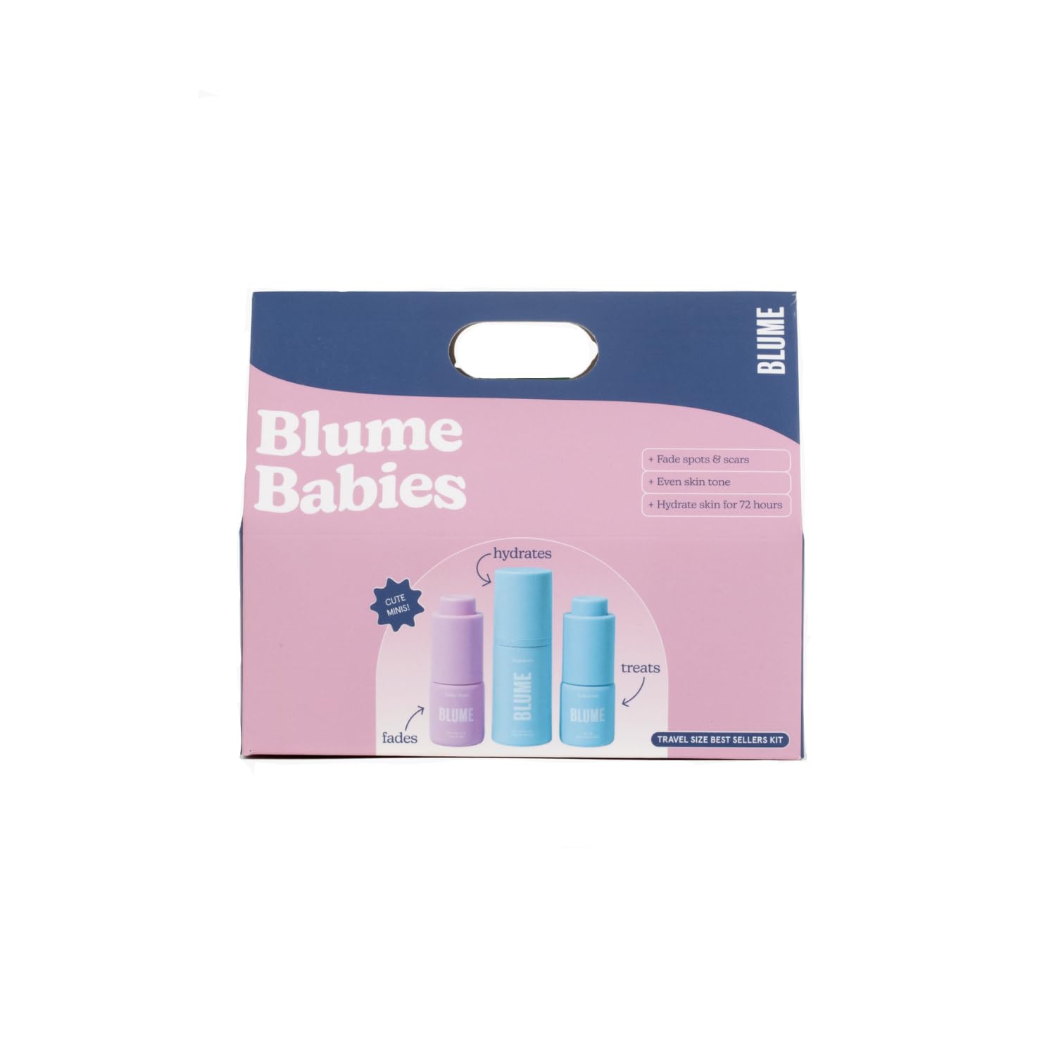 Set De Cuidado De La Piel Blume Babies, Talla De Viaje, Tratamiento Para Acné Y Cicatrices - Venta Internacional.