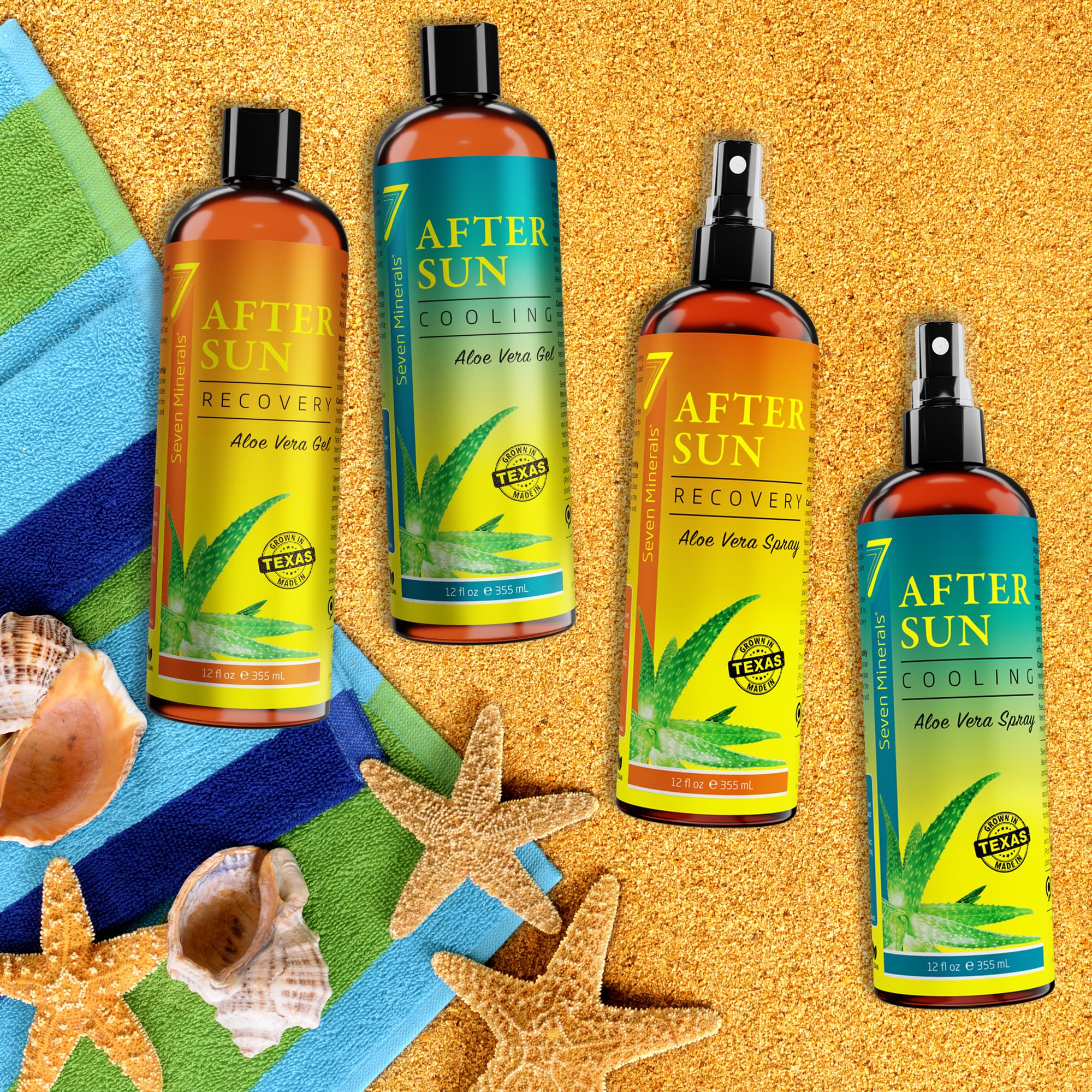 Foto 6 | Spray De Recuperación Solar After Sun Seven Minerals, 355 Ml Con Aloe - Venta Internacional.