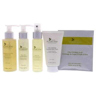Foto 2 | Kit De Viaje Corporal Villa Floriani, Ultrahidratante, Unisex, 5 Piezas - Venta Internacional.