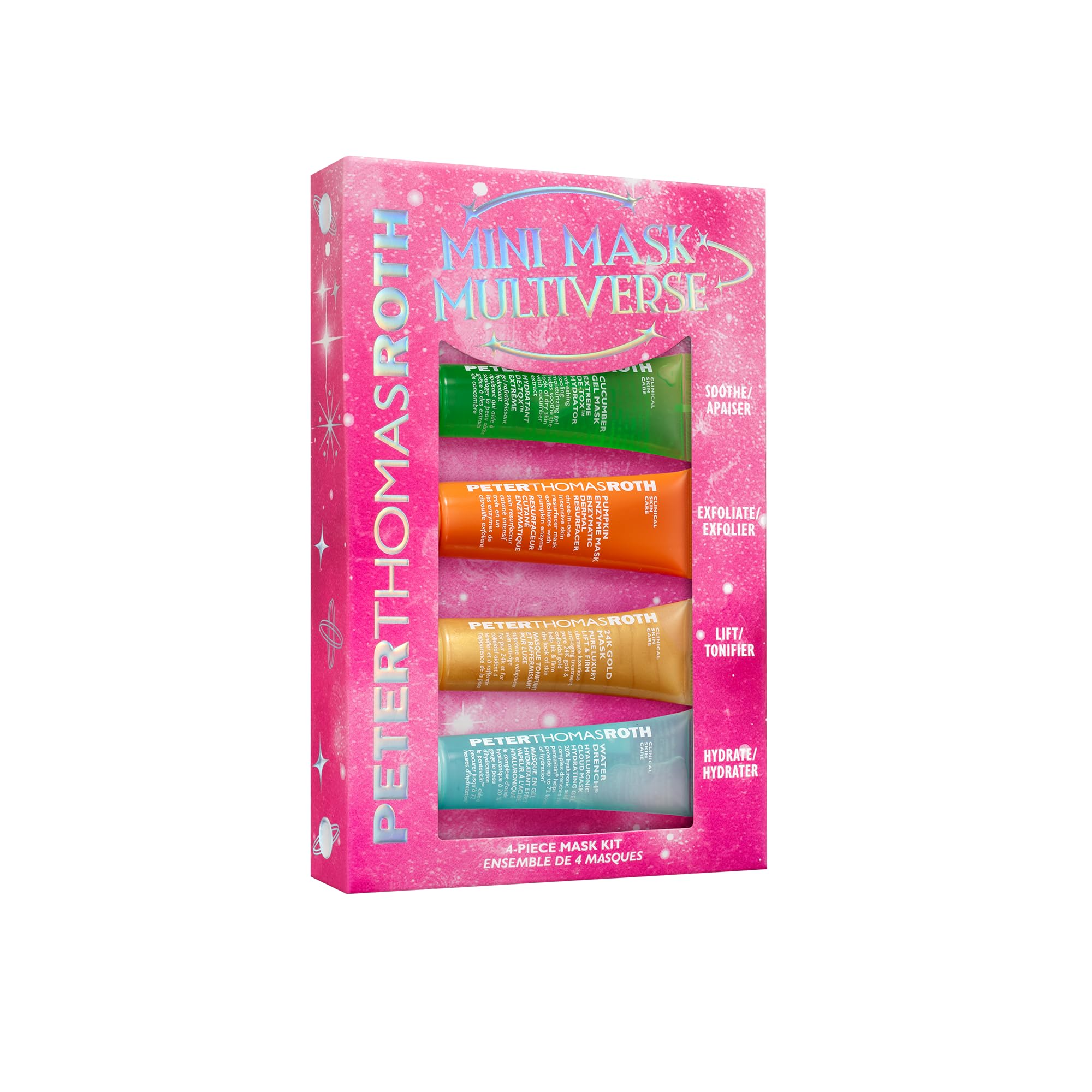 Kit De Máscaras Peter Thomas Roth Mini Mask Multiverse De 4 Piezas - Venta Internacional.