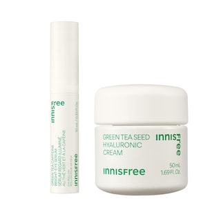 Foto 1 | Set De Cuidado De La Piel Innisfree Green Tea Depuff, Sérum Hidratante Para Ojos Y Crema - Venta Internacional.