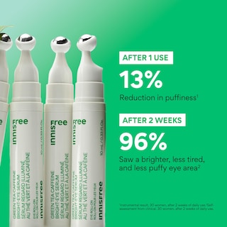 Foto 2 | Set De Cuidado De La Piel Innisfree Green Tea Depuff, Sérum Hidratante Para Ojos Y Crema - Venta Internacional.