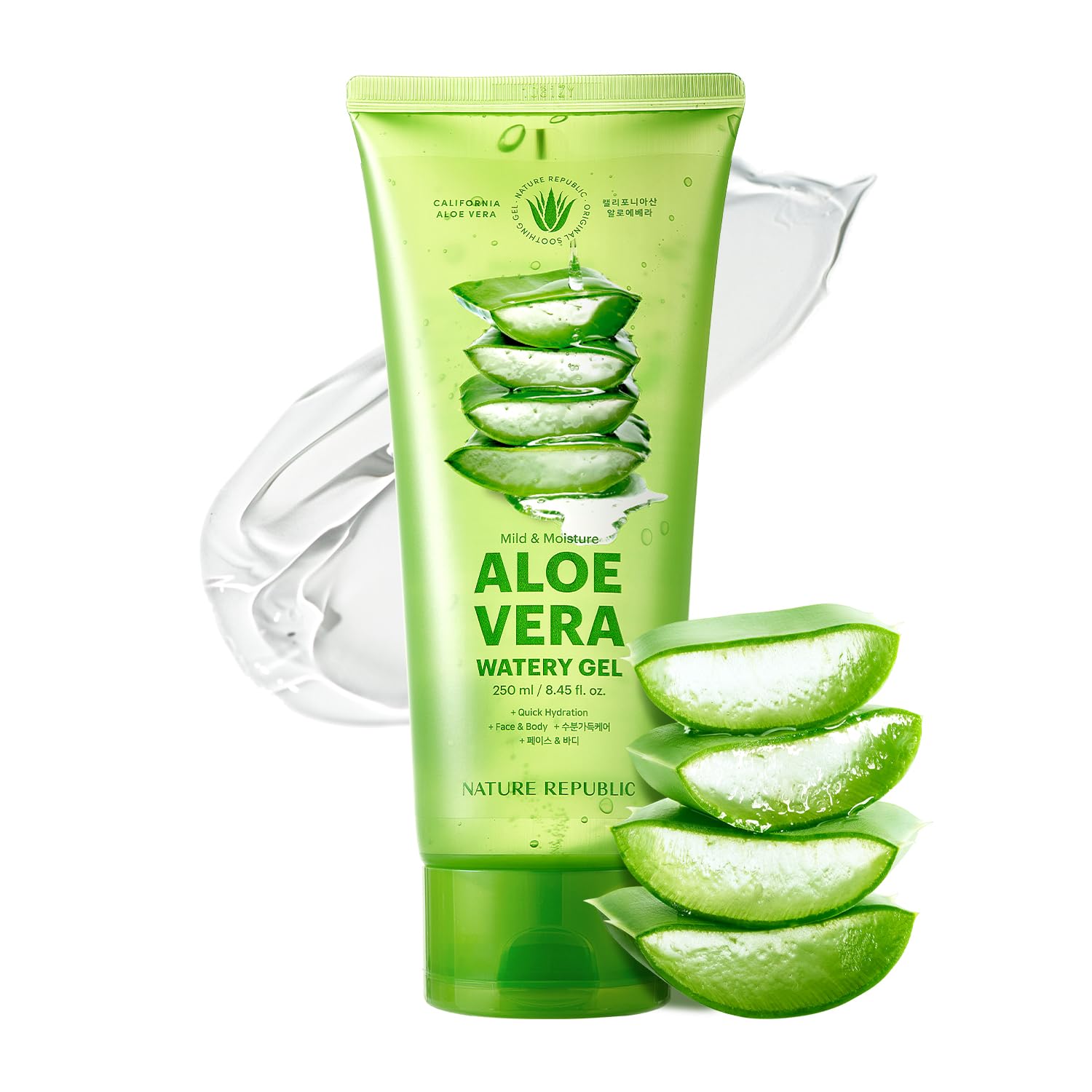 Foto 2 pulgar | Gel Calmante Nature Republic, Suave E Hidratante Con Aloe Vera Acuoso - Venta Internacional.