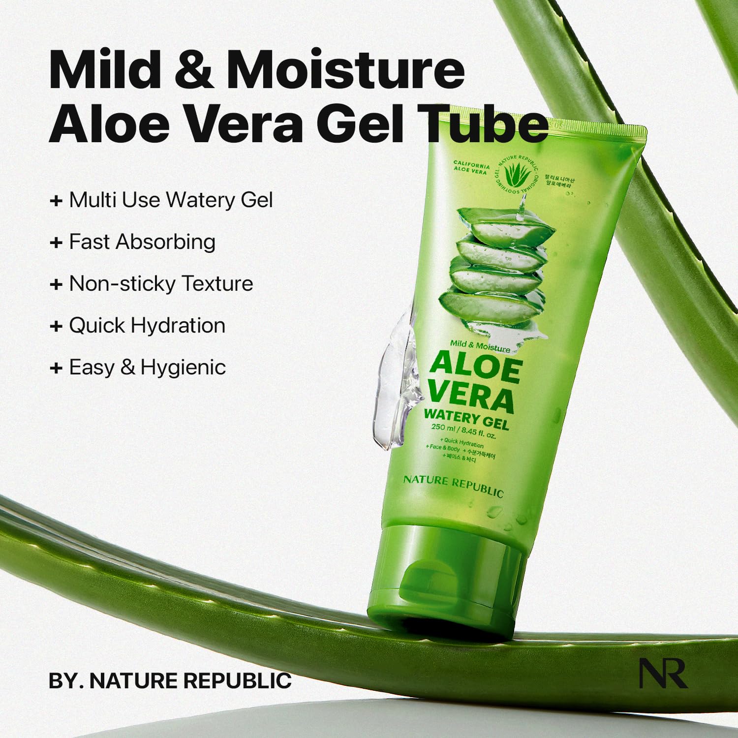 Foto 3 pulgar | Gel Calmante Nature Republic, Suave E Hidratante Con Aloe Vera Acuoso - Venta Internacional.
