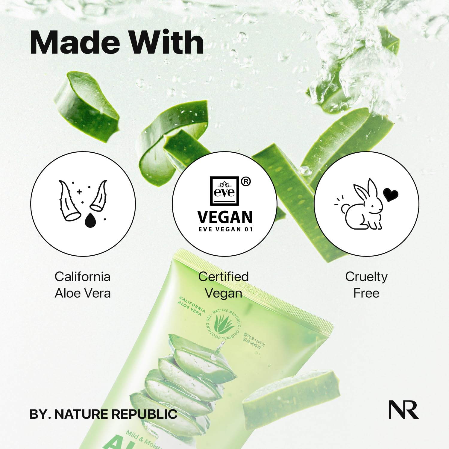 Foto 4 pulgar | Gel Calmante Nature Republic, Suave E Hidratante Con Aloe Vera Acuoso - Venta Internacional.