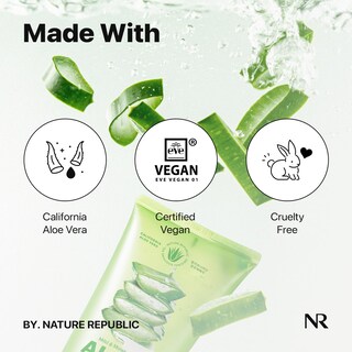 Foto 3 | Gel Calmante Nature Republic, Suave E Hidratante Con Aloe Vera Acuoso - Venta Internacional.