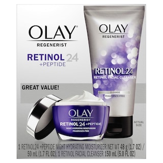 Foto 1 | Crema Hidratante Nocturna Duo Pack Olay Retinol 24, 50 Ml + Limpiador - Venta Internacional.