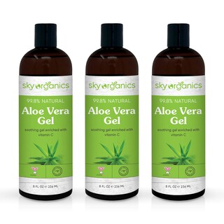 Foto 1 | Gel De Aloe Vera Sky Organics, 240 Ml, Paquete De 3 Unidades, Ultrahidratante - Venta Internacional.