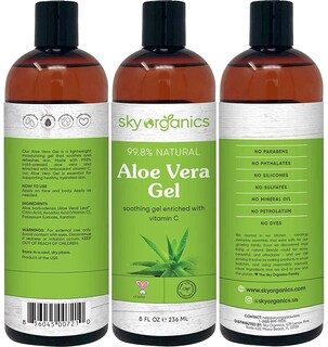 Foto 6 | Gel De Aloe Vera Sky Organics, 240 Ml, Paquete De 3 Unidades, Ultrahidratante - Venta Internacional.