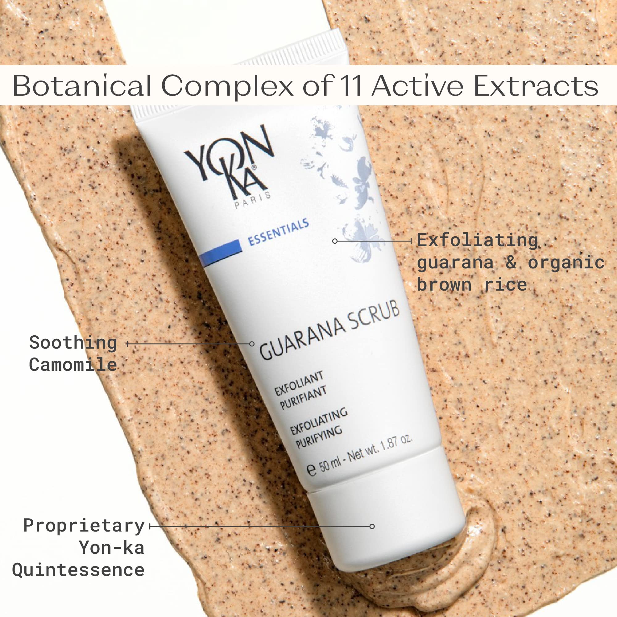 Foto 5 pulgar | Exfoliante Facial Yon-ka Guaraná, 50 Ml, Suave, Desintoxicante, 98% Natural - Venta Internacional.