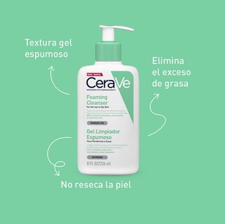 Foto 5 | Cerave Gel Limpiador Espumoso 236ml + Spray Facial Tonificante Ácido Hialurónico, Colágeno Y Arginina 60ml Pa
