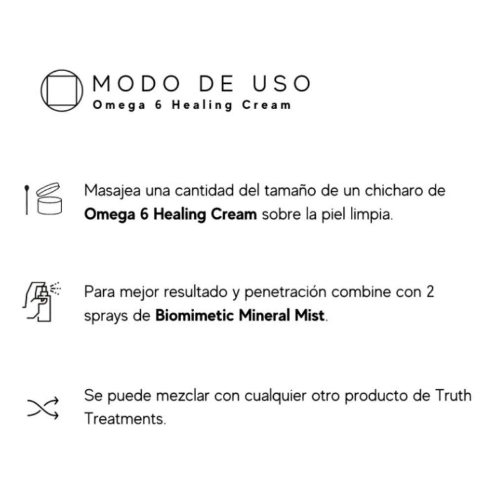 Foto 4 pulgar | Skincare Truth Omega 6 Healing Cream Color Negro 15 Ml