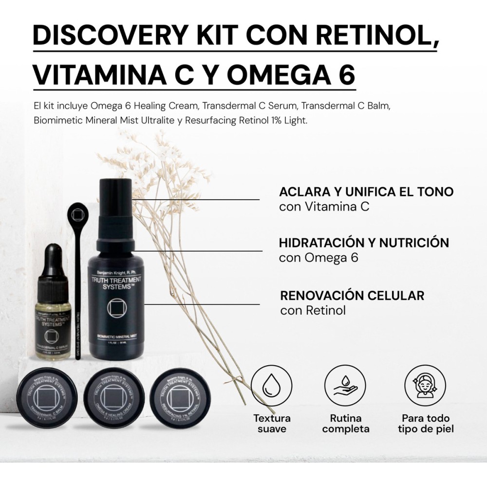 Foto 3 pulgar | Skincare Truth Truth Discovery Kit Color Negro 30 Ml