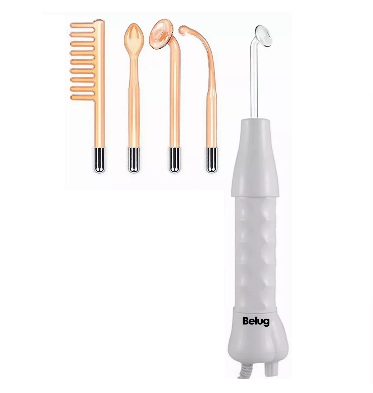 Foto 1 | Dispositivo De Belleza De Alta Frecuencia Para El Rostro Dorado/blanco Belug