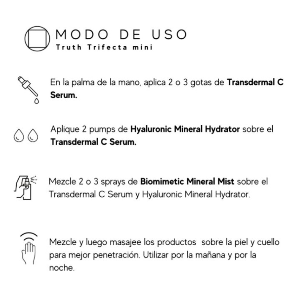 Foto 5 pulgar | Skincare Truth Trifecta Color Negro 5 Ml
