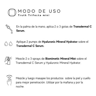 Foto 4 | Skincare Truth Trifecta Color Negro 5 Ml