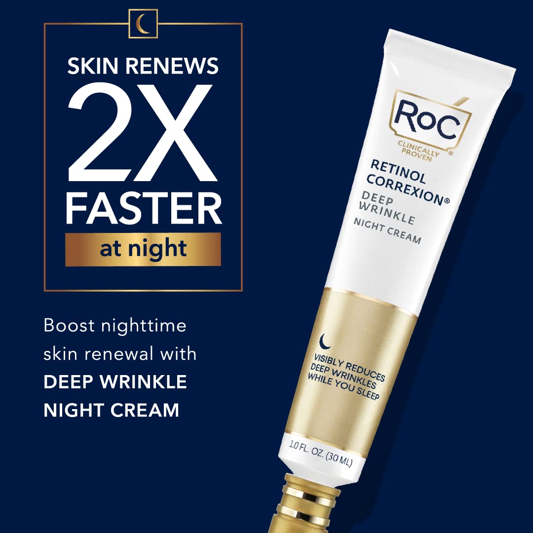 Foto 3 pulgar | Crema De Noche Roc Retinol Correxion Deep Arrugas Antiedad 30 Ml - Venta Internacional.