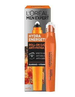 Foto 3 | Kit Hydra Energetic Men Expert: Crema + Roll-on Antiojeras + Termo De Agua De Regalo Güish