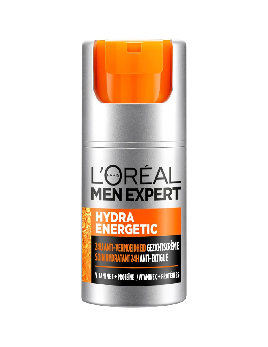 Foto 5 pulgar | Kit Hydra Energetic Men Expert: Crema + Roll-on Antiojeras + Termo De Agua De Regalo Güish