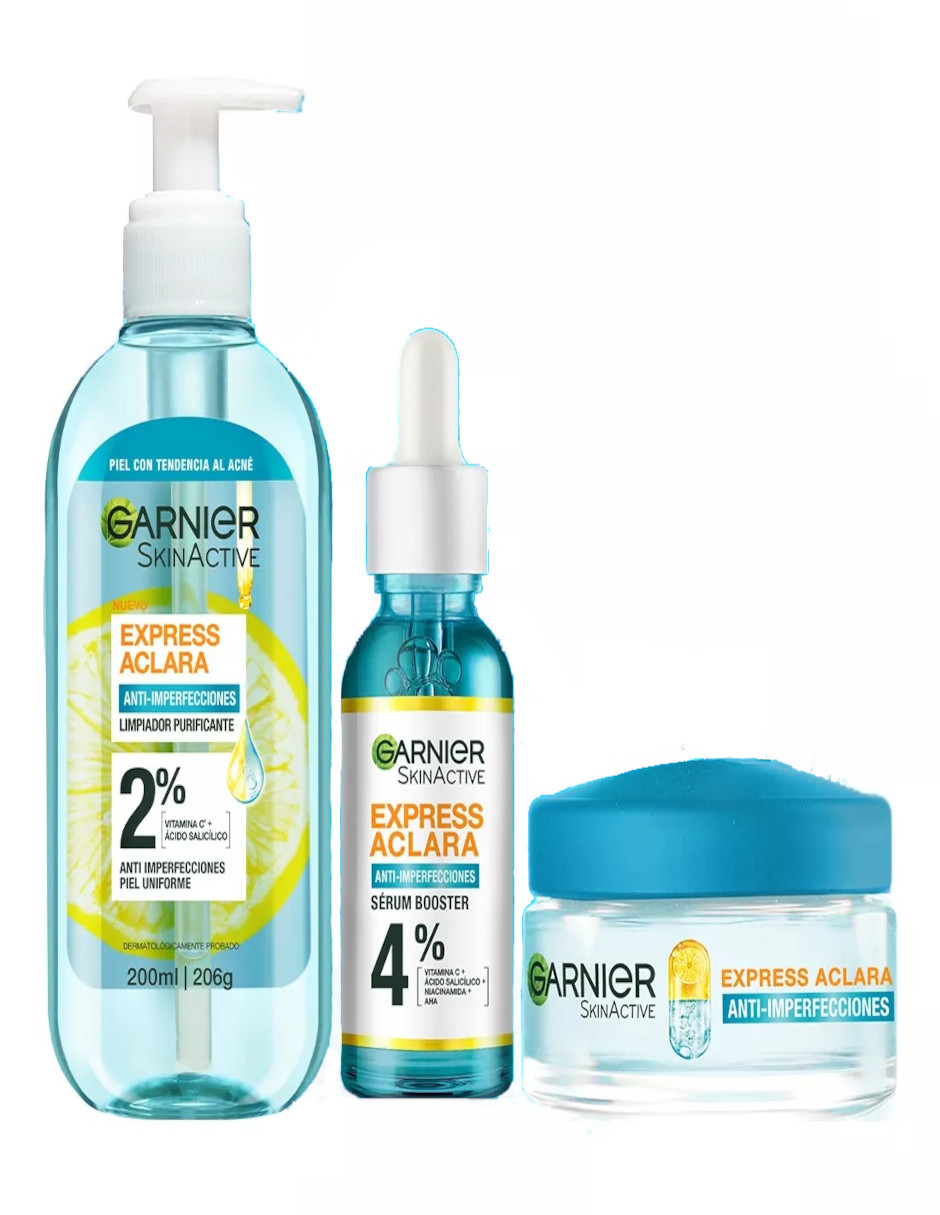 Kit Antiacné Express Aclara Anti-imperfecciones + Termo Güish Gratis
