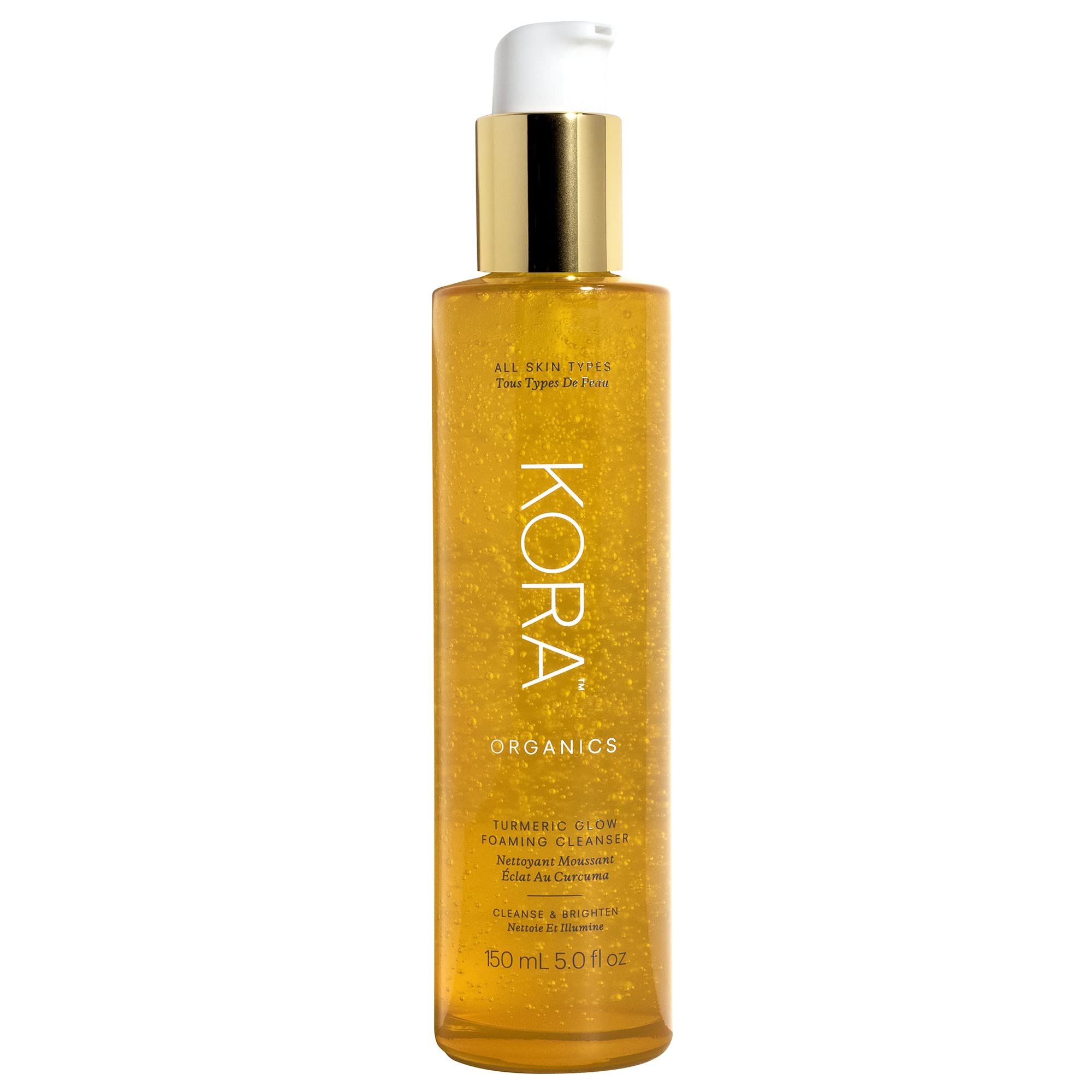 Limpiador Kora Organics Turmeric Glow Foaming 150 Ml - Venta Internacional.