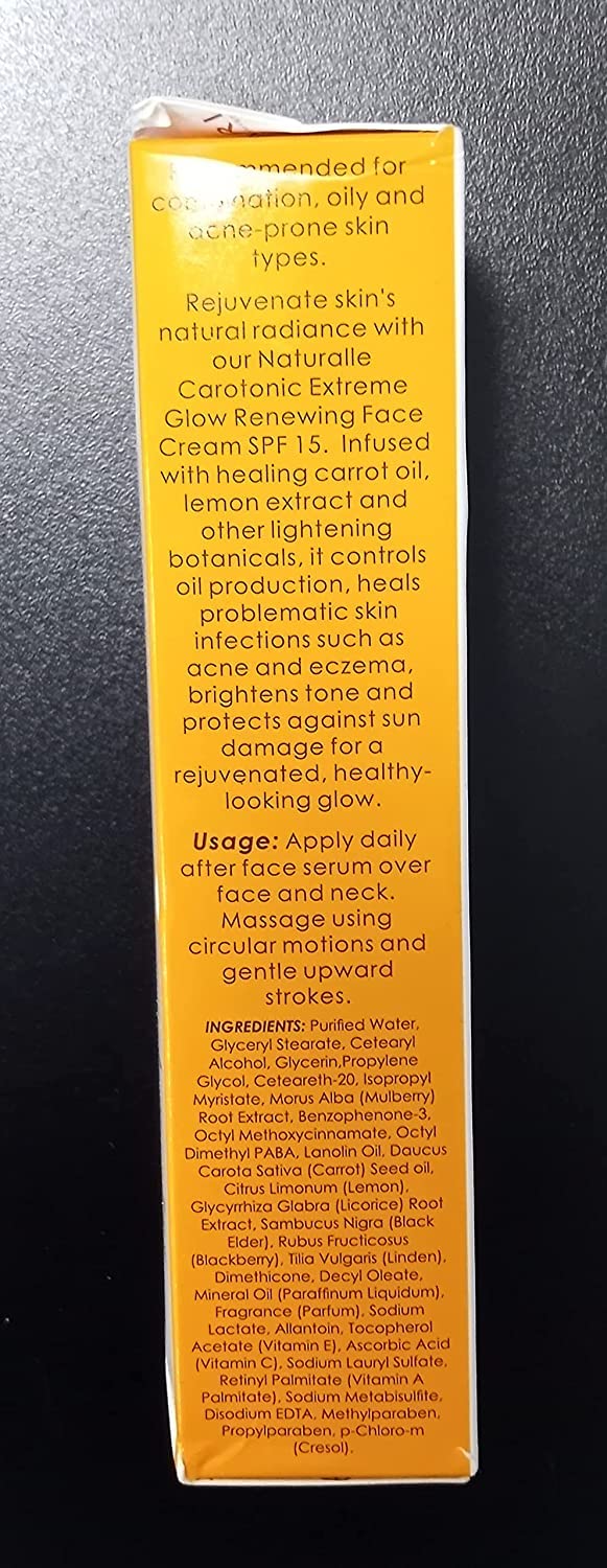 Foto 8 pulgar | Crema Facial Makari Naturalle Carotonic Extreme Glow Spf15 50 Ml - Venta Internacional.