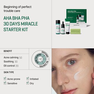 Foto 3 | Set De Cuidado De La Piel Some By Mi Aha Bha Pha, Kit De Inicio De 30 Días - Venta Internacional.