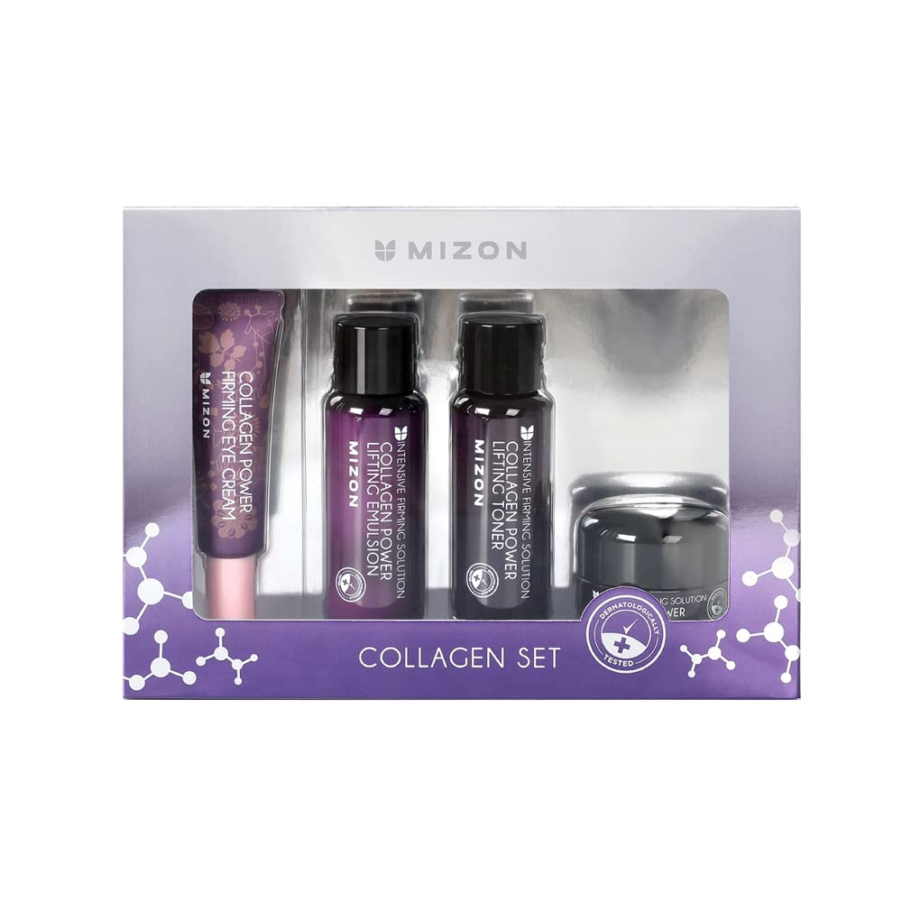 Foto 2 pulgar | Set De Cuidado De La Piel Mizon Collagen Mini Set: Tónico+emulsión+ojos+rostro - Venta Internacional.
