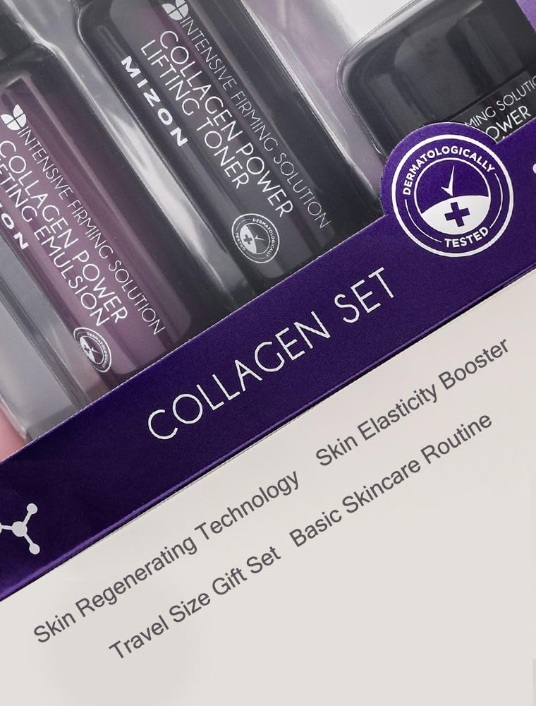 Foto 4 pulgar | Set De Cuidado De La Piel Mizon Collagen Mini Set: Tónico+emulsión+ojos+rostro - Venta Internacional.