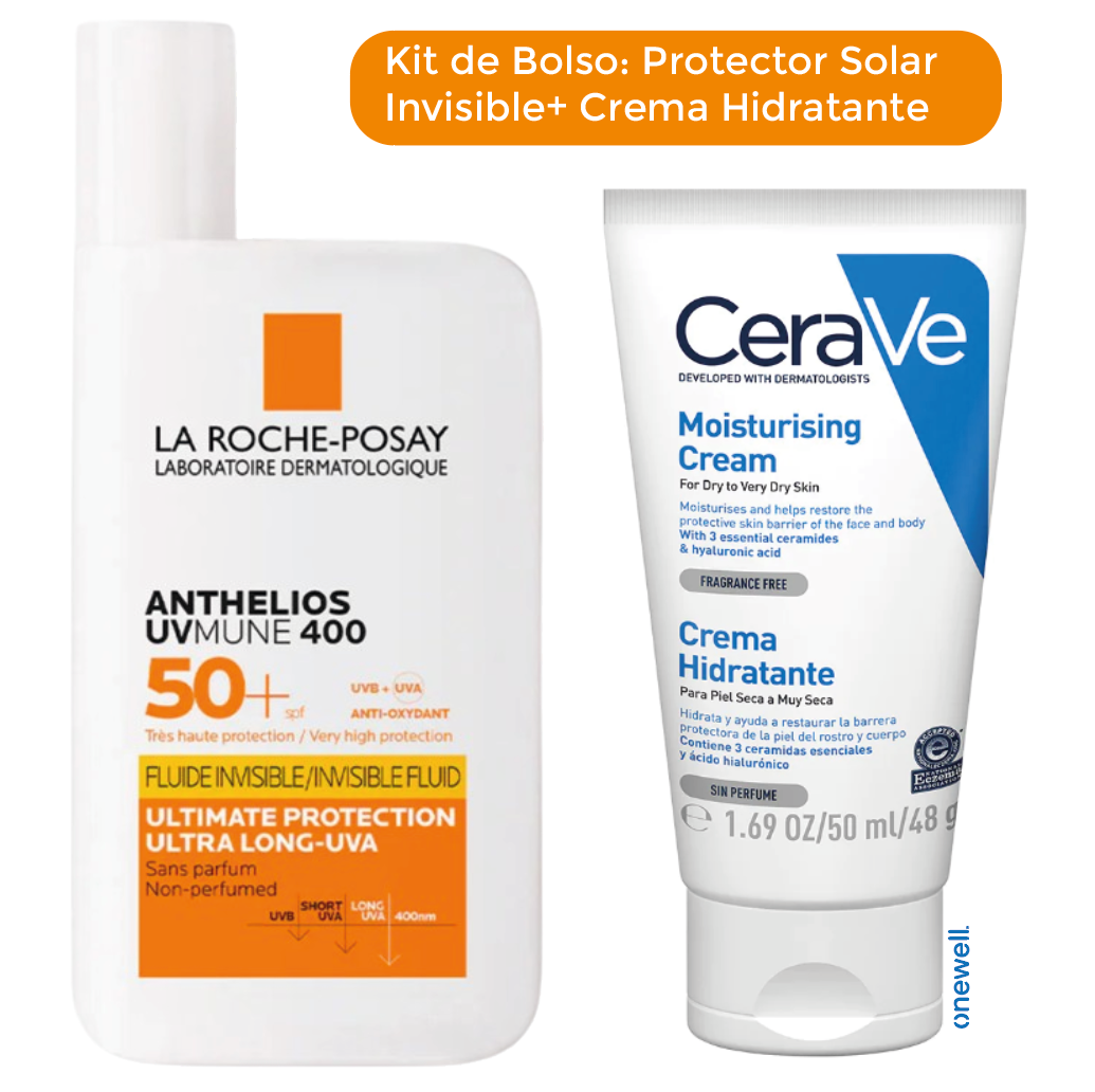 Foto 1 | Kit Cerave Y La Roche-posay: Hidratación Y Protección Solar 50ml