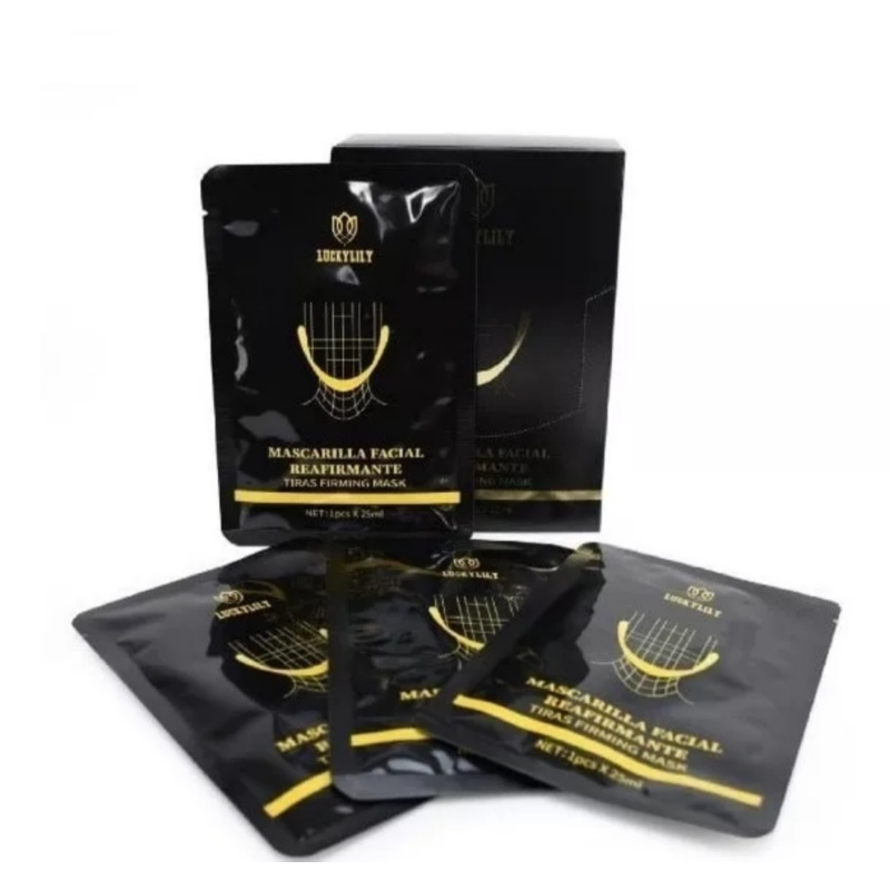 Foto 1 | Paquete De 5 Mascarillas Para Reducir La Papada, Triple Acción Facial - Venta Internacional.