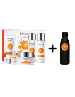 Foto 1 | Kit Skincare Bioaqua Con Vitamina C Y Extracto De Naranja + Gratis Termo Güish De Regalo