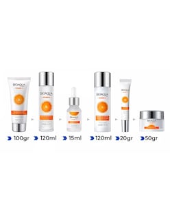 Foto 3 | Kit Skincare Bioaqua Con Vitamina C Y Extracto De Naranja + Gratis Termo Güish De Regalo