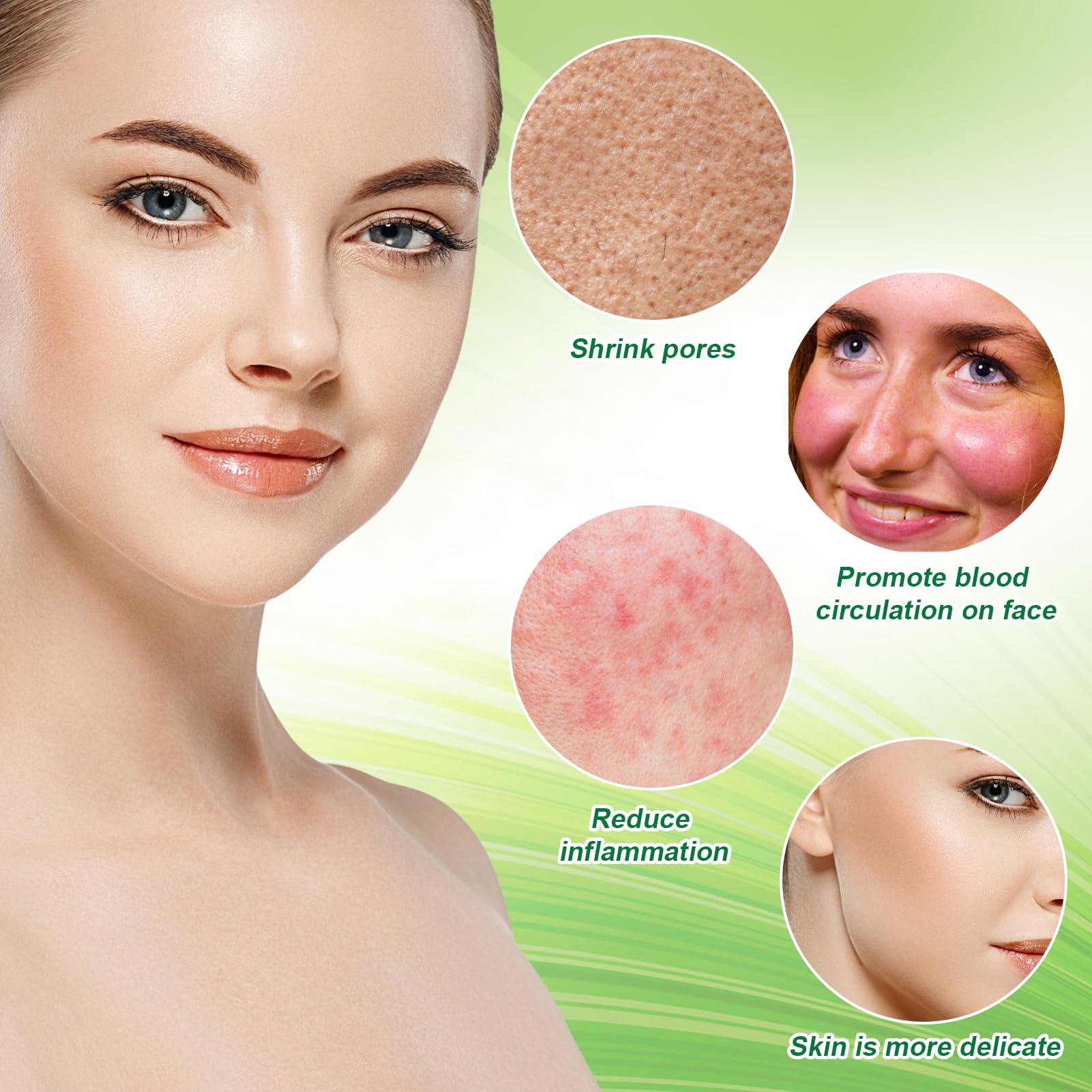 Foto 6 | Face Bowl Palksky Con Bandeja De Hielo Integrada, Tratamiento Facial Con Hielo De Silicona - Venta Internacional.