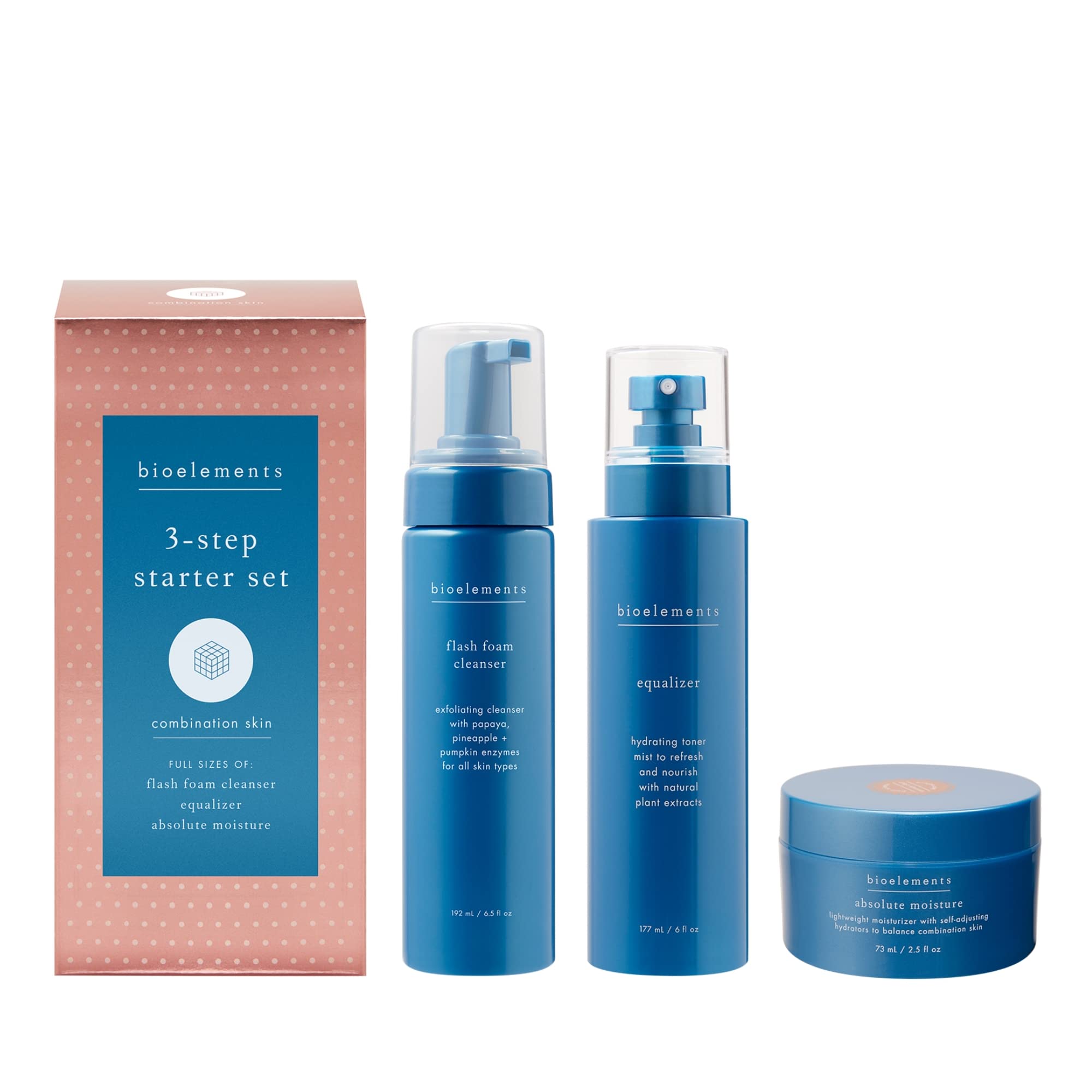 Foto 1 | Set Para El Cuidado De La Piel Mixta Bioelements 3-step Starter - Venta Internacional.