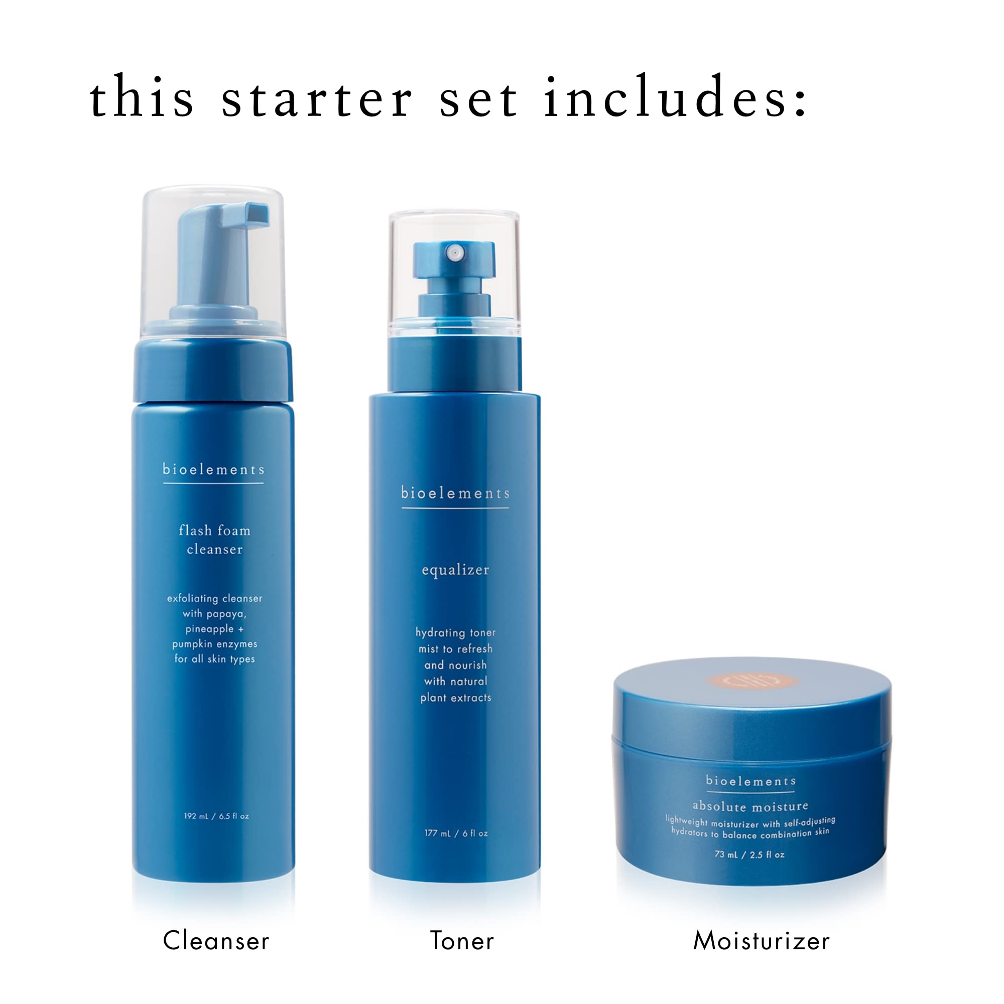 Foto 3 | Set Para El Cuidado De La Piel Mixta Bioelements 3-step Starter - Venta Internacional.