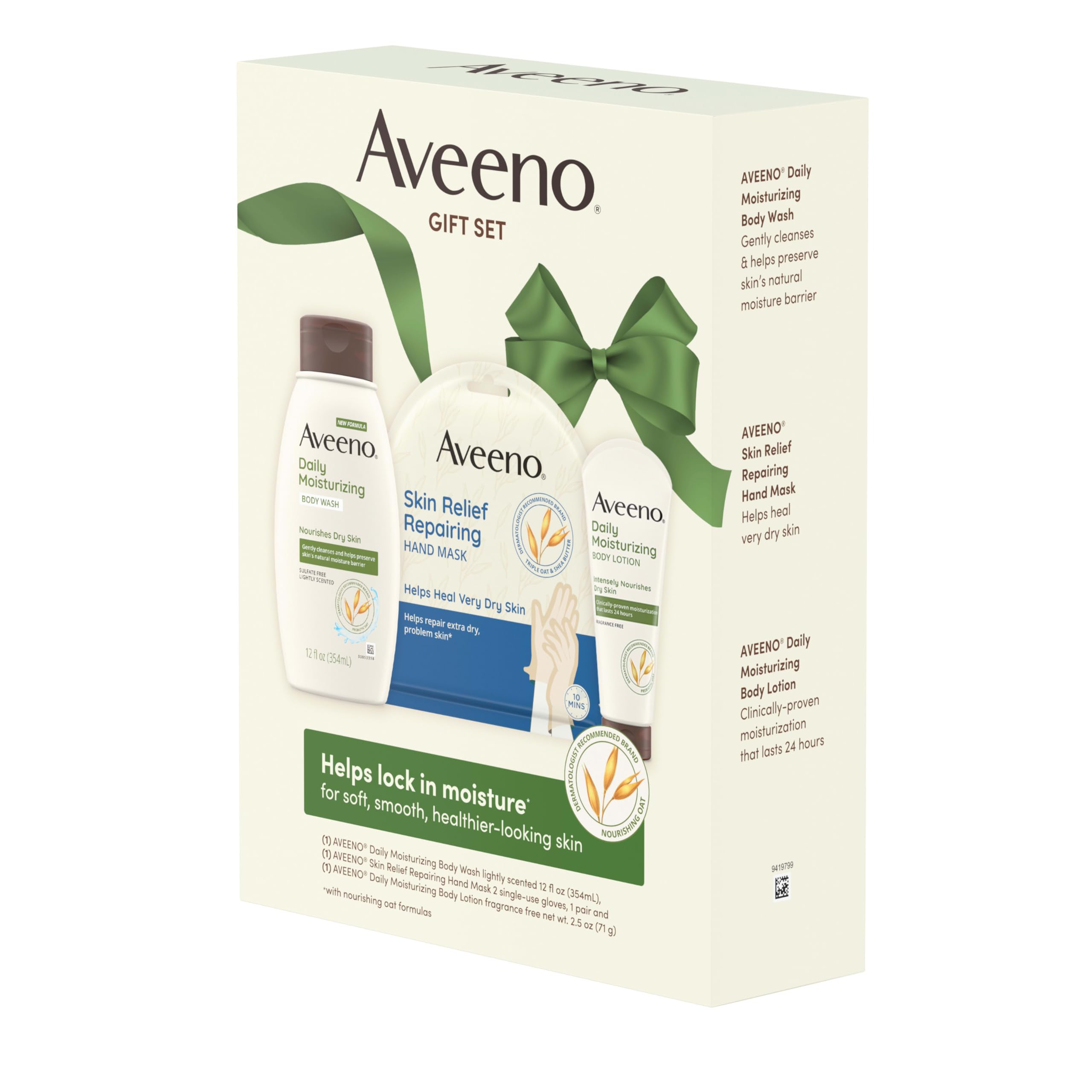Foto 8 pulgar | Set De Regalo Para El Cuidado De La Piel Aveeno Daily Moisture Para Piel Seca - Venta Internacional.