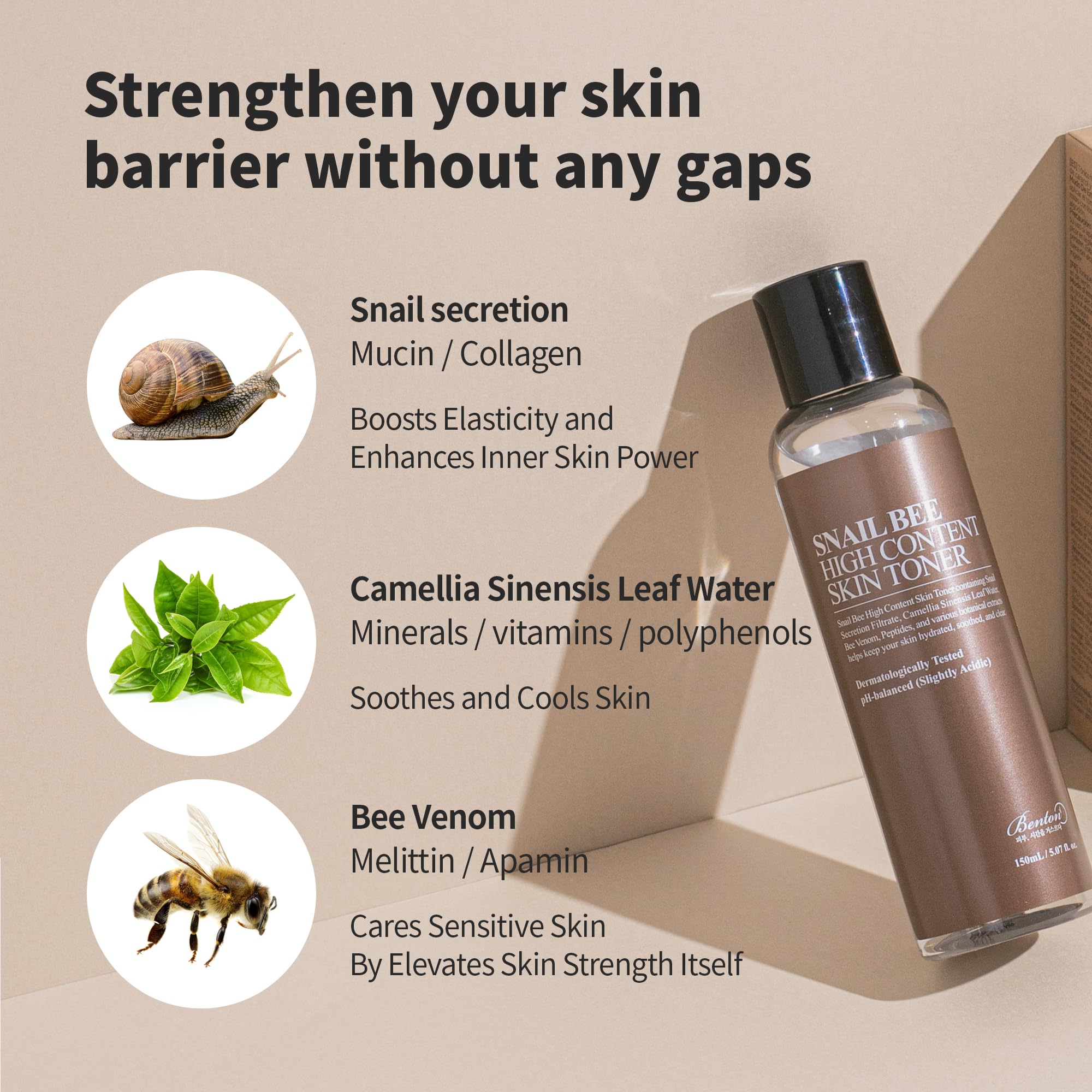 Foto 4 pulgar | Tonificador Benton Snail Bee Con Alto Contenido De Esencia De Mucina De Caracol Para Piel - Venta Internacional.