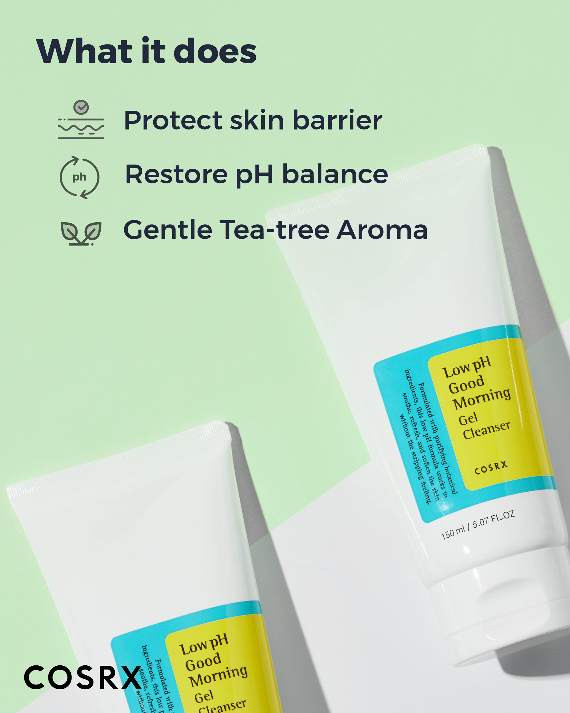 Foto 3 | Limpiador Facial Cosrx Gel De Buenos Días De Bajo Ph, 50 Ml, Antiacné - Venta Internacional.