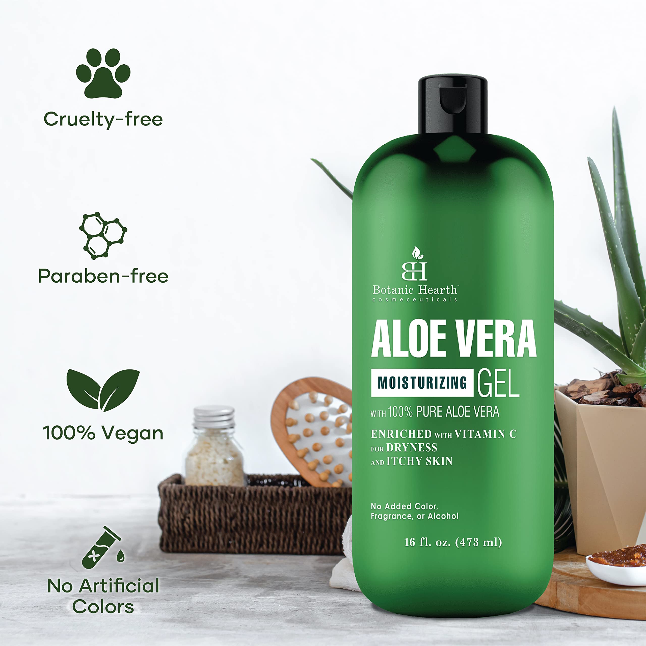Foto 6 pulgar | Gel Líquido De Aloe Vera Botanic Soothing Hearth 473 Ml - Venta Internacional.