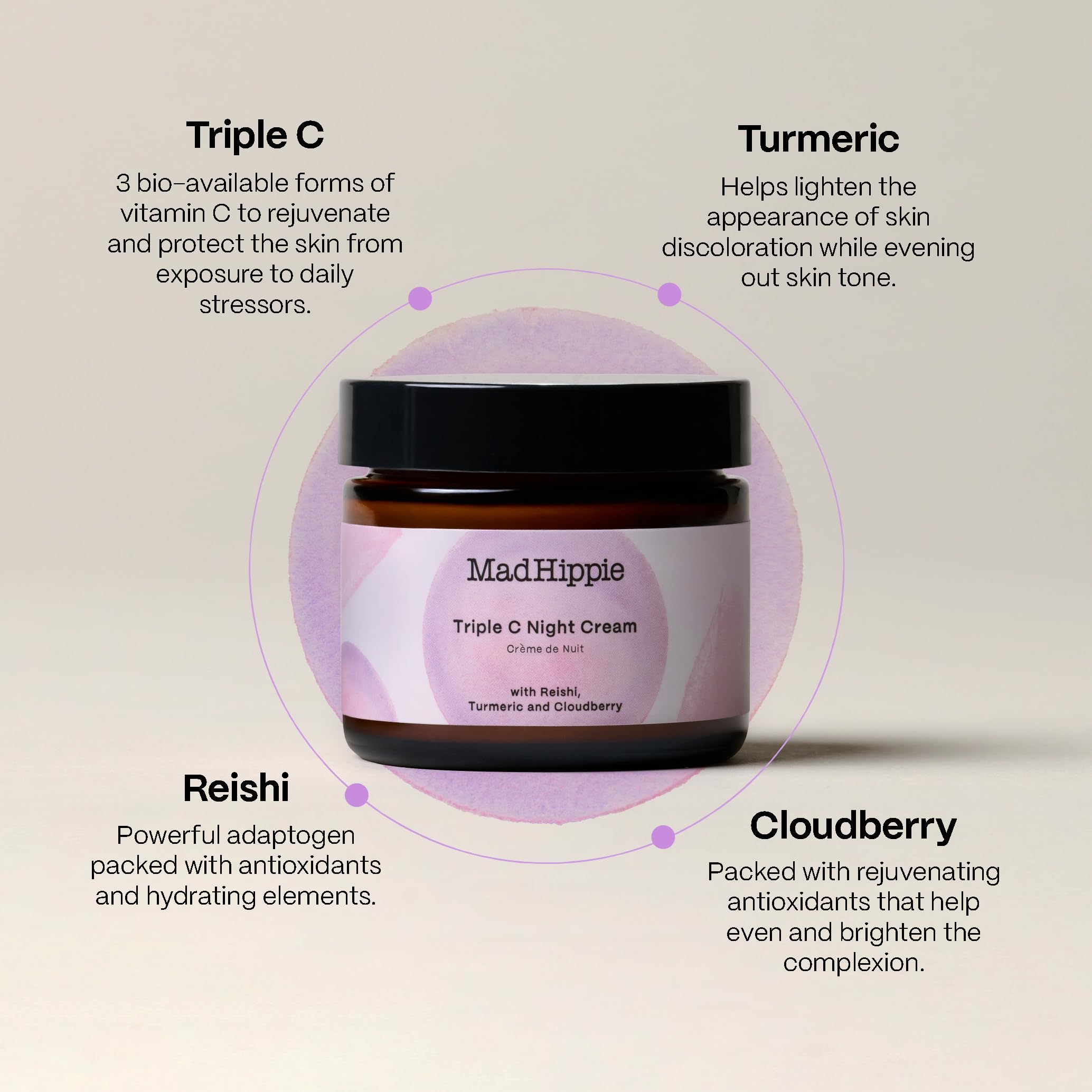Foto 5 pulgar | Set Para El Cuidado De La Piel: Sérum Con Vitamina C Y Crema Triple C De Mad Hippie - Venta Internacional.
