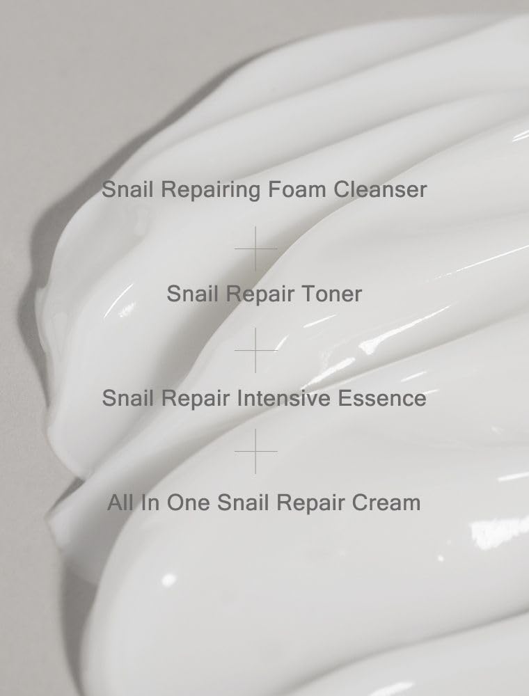 Foto 5 | Set De Cuidado De La Piel Mizon Snail Line Con Limpiador, Tónico, Esencia Y Crema - Venta Internacional.