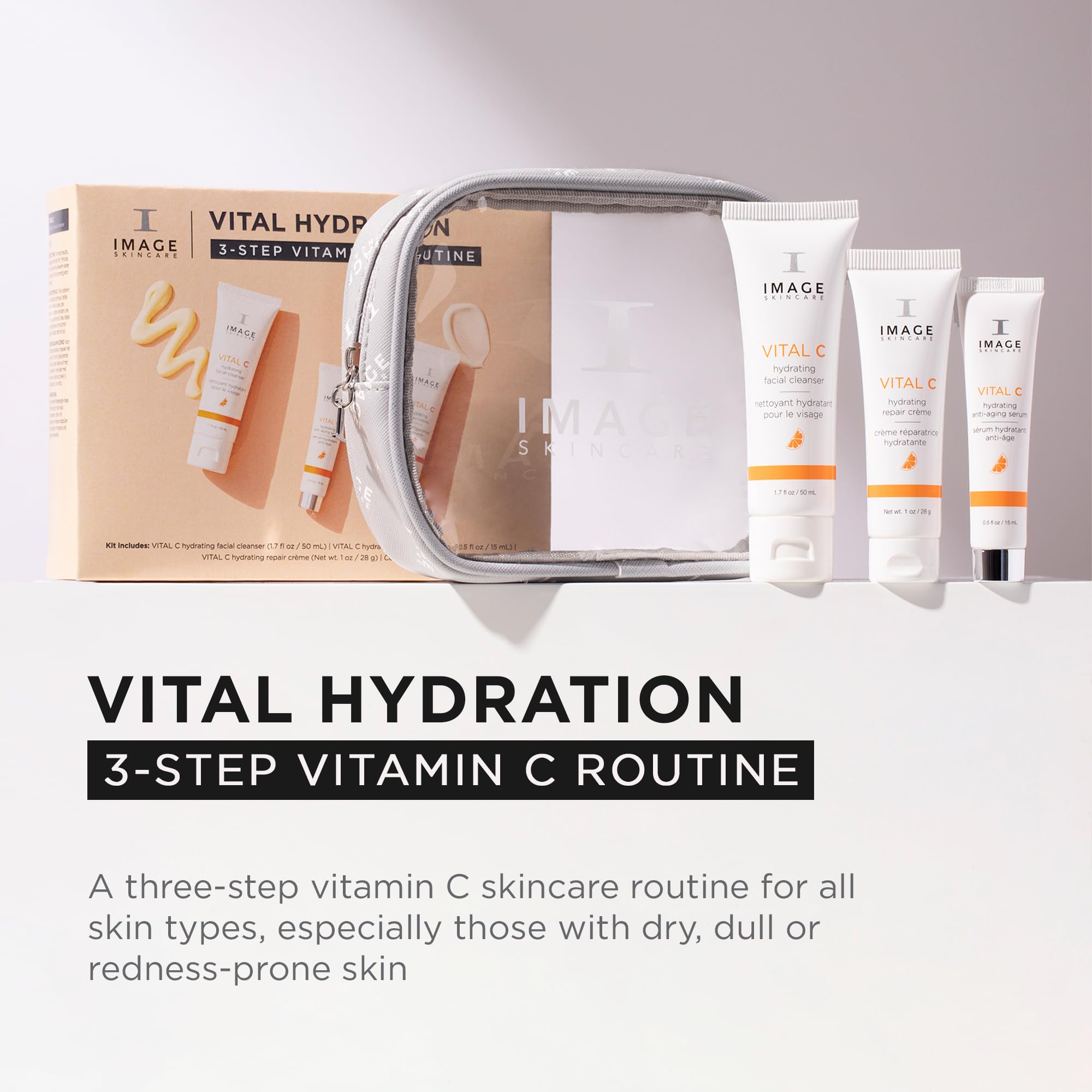 Foto 2 | Set De Cuidado De La Piel Image Skincare Vital Hydration Con Vitamina C - Venta Internacional.