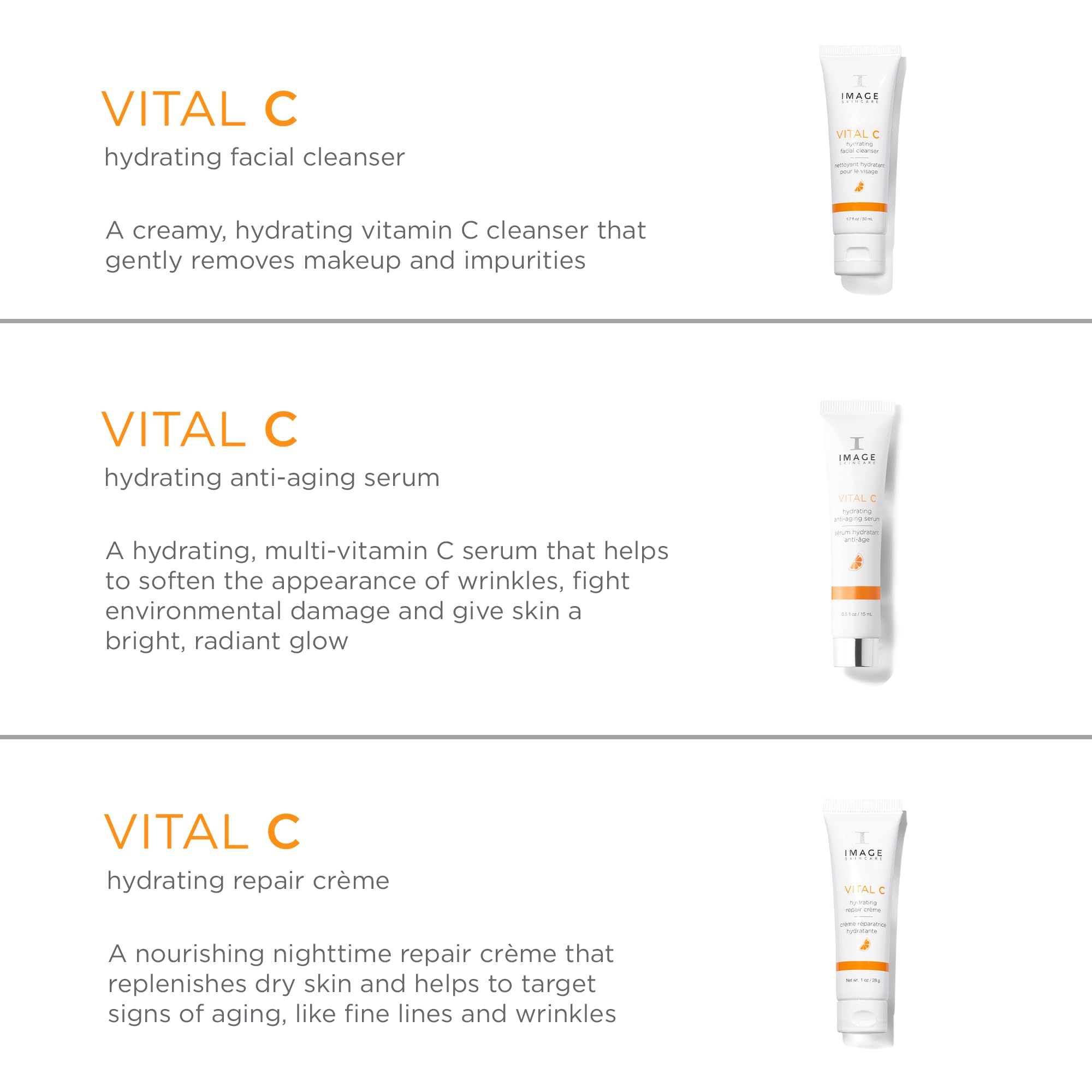 Foto 4 pulgar | Set De Cuidado De La Piel Image Skincare Vital Hydration Con Vitamina C - Venta Internacional.