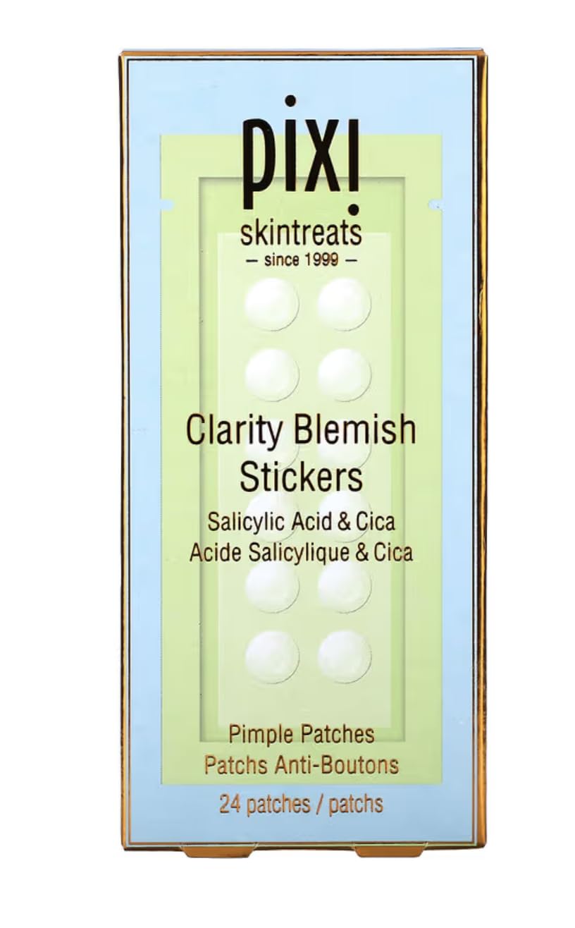 Foto 2 pulgar | Pegatinas Para Imperfecciones Pixi Clarity Con 24 Parches De Ácido Salicílico - Venta Internacional.