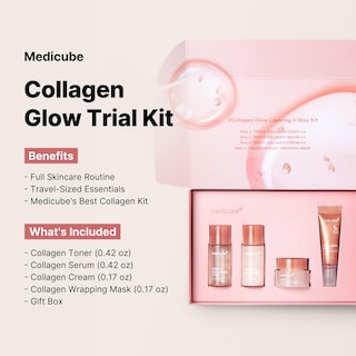 Foto 2 | Kit De Prueba De Colágeno Skincare Medicube Glass Skin Glow - Venta Internacional.